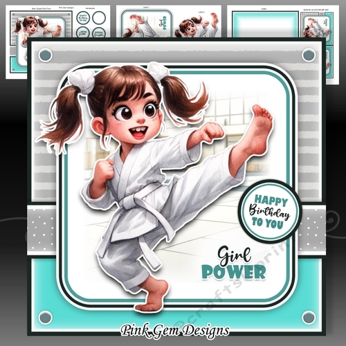 Karate Girl Mini Kit