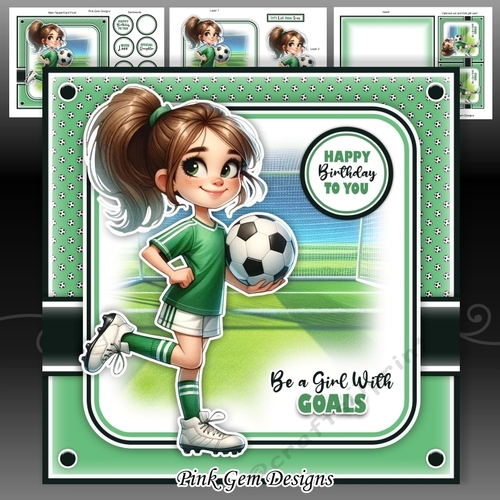 A Girl With Goals Green Mini Kit