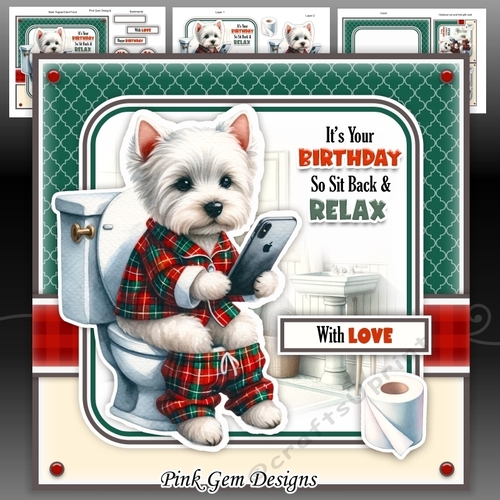 Toilet Westie Mini Kit