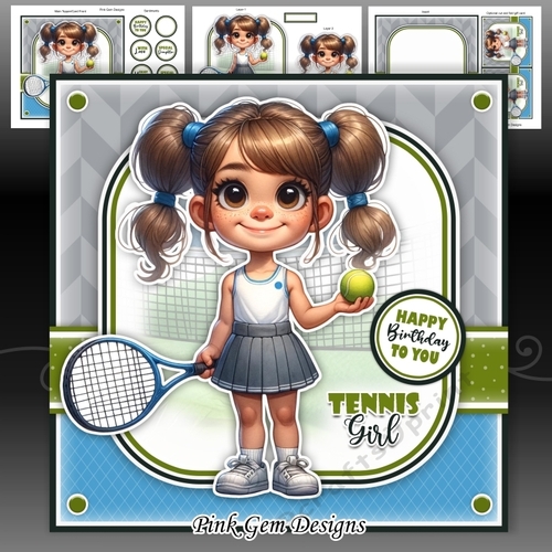 Tennis Girl Mini Kit