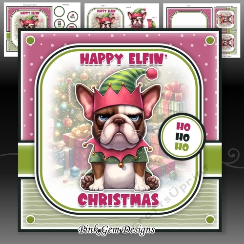 Elfin Christmas Dog Mini kit