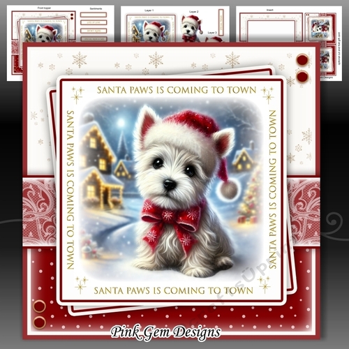 Santa Paws Westie Mini Kit