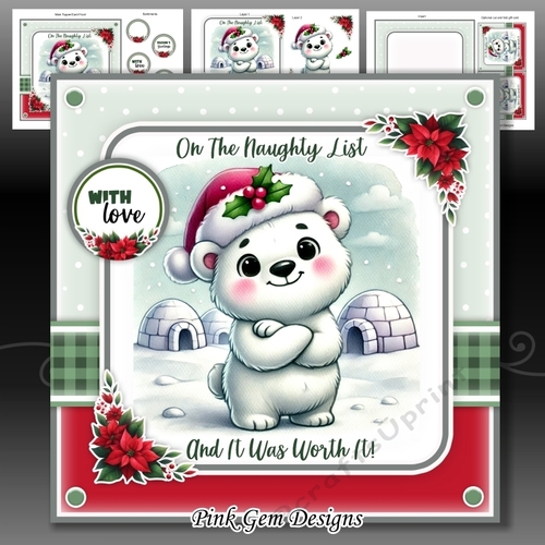 Naughty Polar Bear Mini Kit