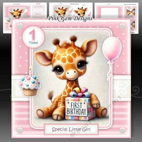 First Birthday Giraffe