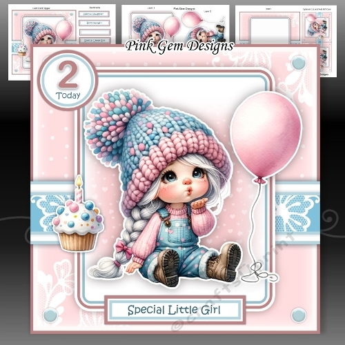 Birthday Cupcake 2 Mini Kit 1 to 5 Yrs