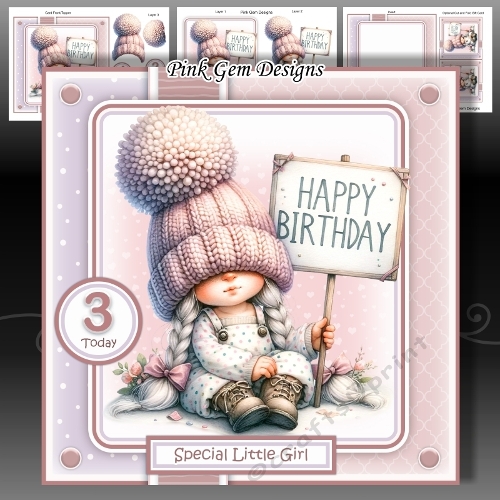 Happy Birthday Mini Kit With Ages 1 to 5 Yrs