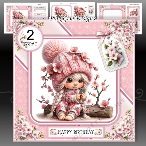Little Blossom Girl With Ages 1 to 6 Yrs