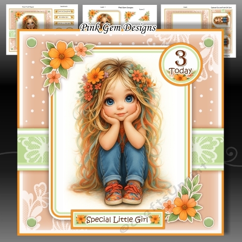 Birthday Girl Mini Kit with Ages 2 to 5 Yrs