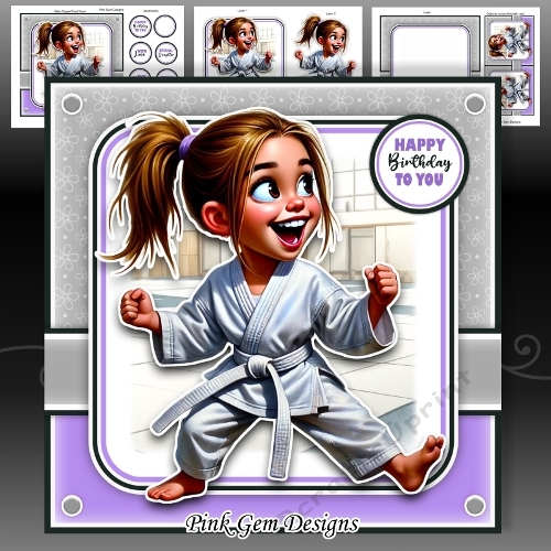 Karate Girl Mini Kit