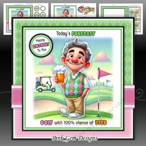 Golf Forecast Mini Kit Birthday/Fathers Day
