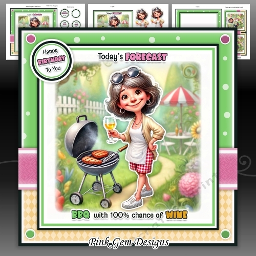 BBQ Forecast Female Mini Kit