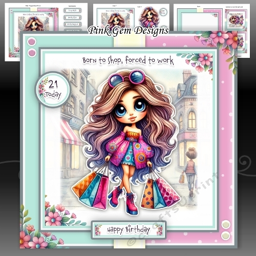 cup1377587_2053 - Born To Shop Mini Kit With Ages