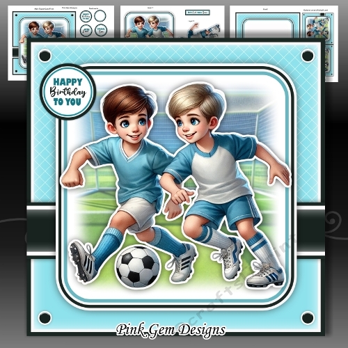 Football Boys Blue Mini Kit