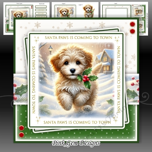 cup1383460_2053 - Santa Paws Holly Cockapoo Mini Kit