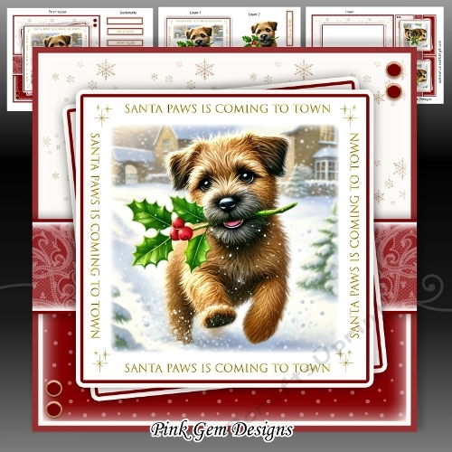 cup1383721_2053 - Santa Paws Holly Border Terrier Mini Kit