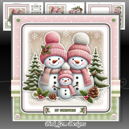 Snowman Family Mini Kit