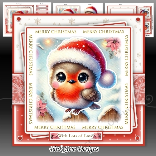 cup1390498_2053 - Christmas Robin Mini Kit