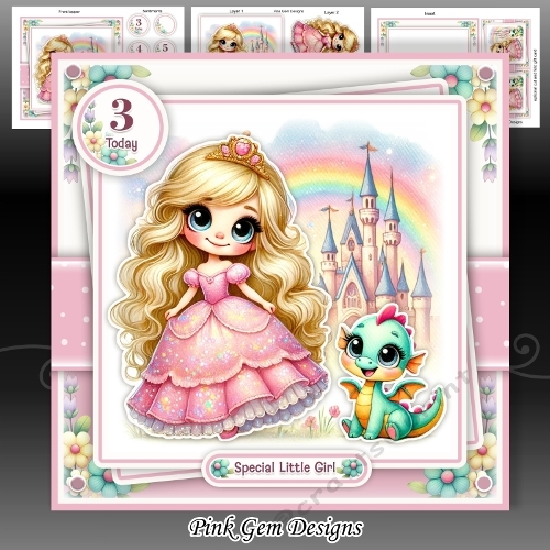 Dragon Princess Mini Kit With Ages 3 to 7 yrs