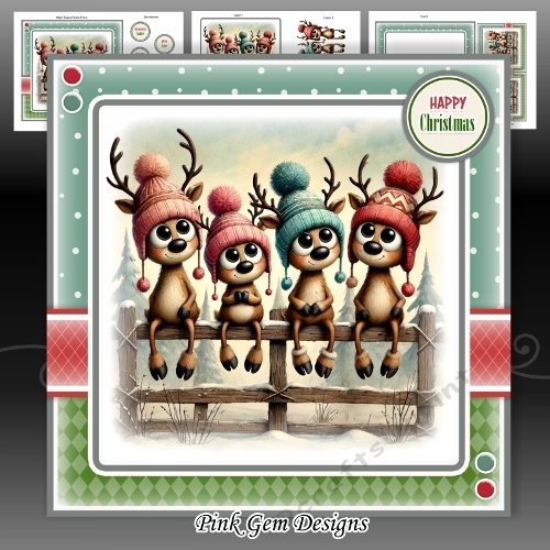 Quirky Reindeer 2 Mini Kit
