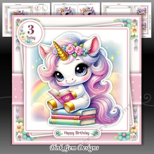 Reading Unicorn Mini Kit With Ages 3 To 7Yrs