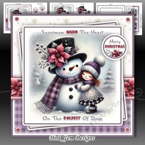 Snowmen Warm The Heart Mini Kit