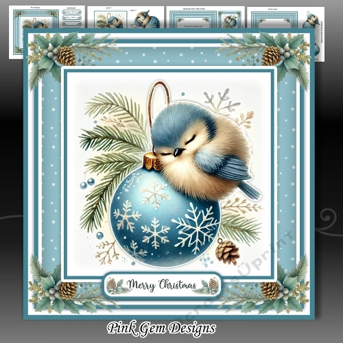 Christmas Bird 2 Mini Kit