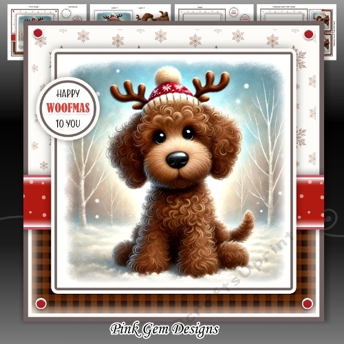 Happy Woofmas Labradoodle Mini Kit