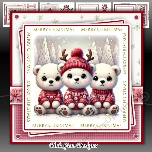 Baby Polar Bears Mini Kit