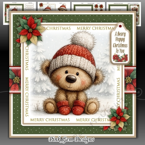 Little Festive Bear Mini Kit