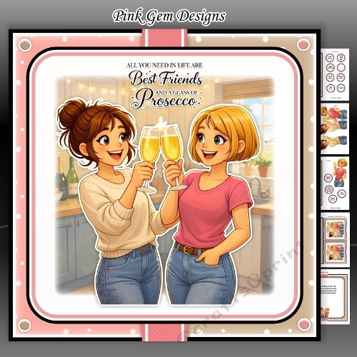 Best Friends & Prosecco Mini Kit