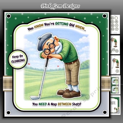 Golf Nap Mini Kit Birthday/Fathers Day