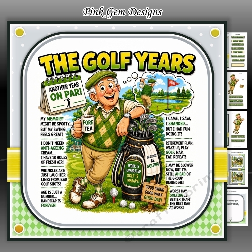 The Golf Years Mini Kit Birthday/Fathers Day
