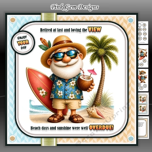cup1442884_2053 - Loving The View Mini Kit Birthday/Retirement/Fathers Day