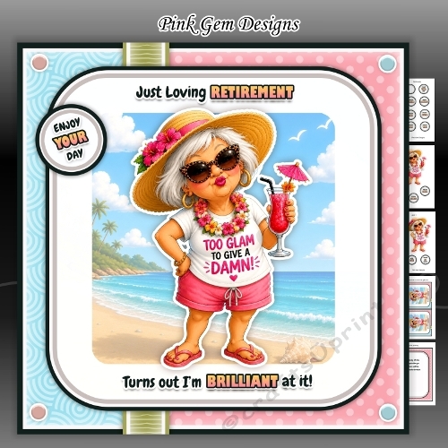 cup1442893_2053 - Loving Retirement Mini Kit Birthday/Retirement