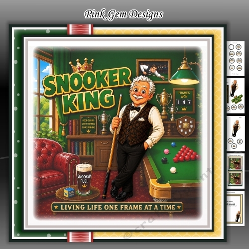 Snooker King Mini Kit Birthday/Fathers Day