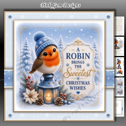 Sweet Robin Wishes Mini Kit