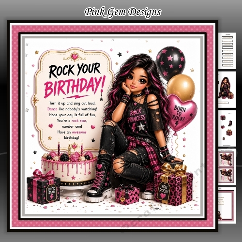 Rock Your Birthday Mini Kit