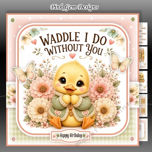 Waddle I Do Mini Kit Birthday/Anniversary