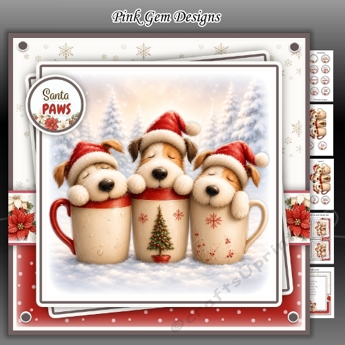 Christmas Puppy Mugs Mini Kit