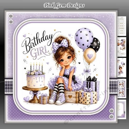 Cake & Balloons 3 Mini Kit