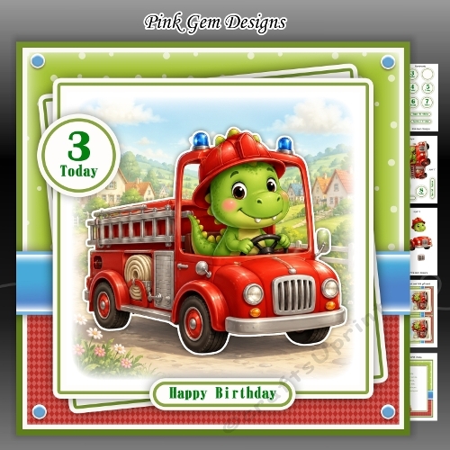 Fireman Dino Mini Kit With ages 2 to 8 Yrs
