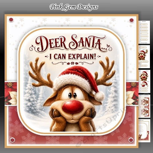 Deer Santa Mini Kit