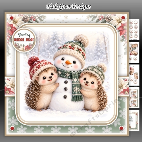 Snowy Hedge Hugs