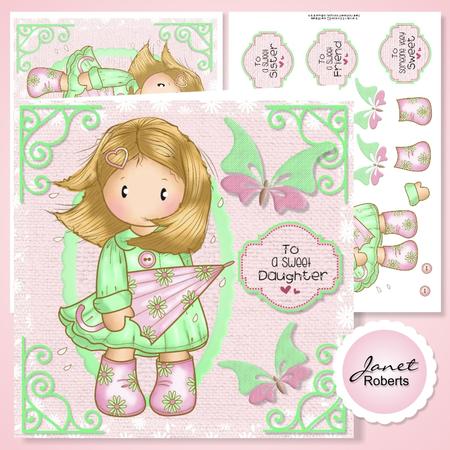 Windswept Chloe Birthday Card
