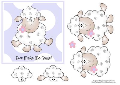 Ewe Make Me Smile Birthday Card