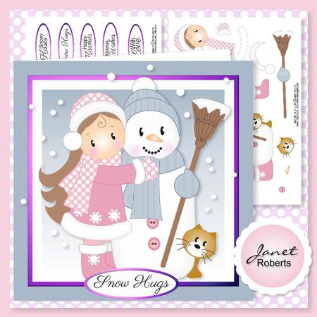 Snow Hugs Card Topper