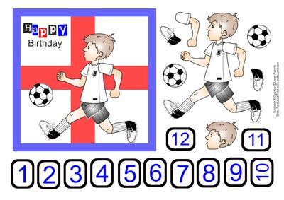 England Football/world Cup Card Topper