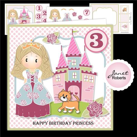 Princess Chloe Birthday Topper Mini Kit