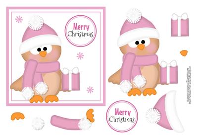 Merry Christmas Owl Topper