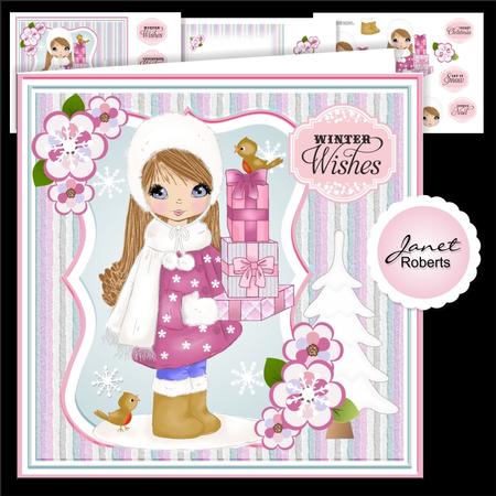 Angelica with Gifts Christmas Topper Mini Kit